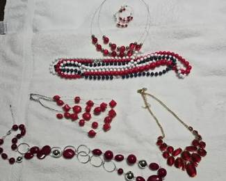 Red Costume Jewelry 