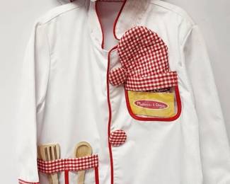 Melissa Doug Child Size 36 Chef Coat  Hat