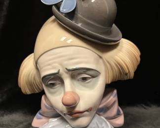 Lladro Pensive Clown Figurine 5130 