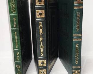 Easton Press Collectors Edition Leather Bound Oresteia, Euripudes,  Aristophanes