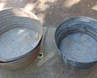 Wash tubs
