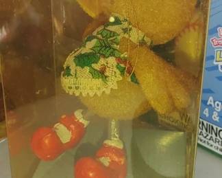1970s Finchley flocked Christmas ornaments