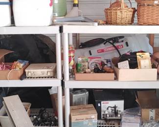 Tools in the storage shed