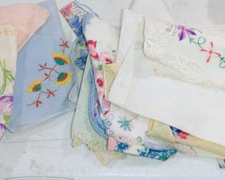 Vintage ladies hankies
