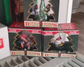 Coca-Cola bottle works ornaments