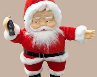Rich's Coca-Cola Santa was in the box but it was damaged Santa is fine