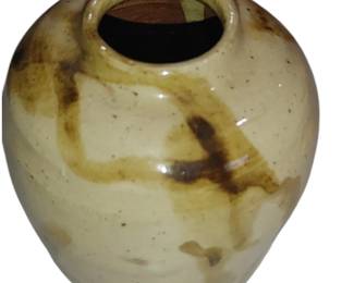 Early Hand Signed Marie Rogers Drip glaze vase ( Joyce Chapman Smith grew up in Meansville) 