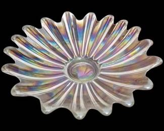 Mid-century modern iridescent dish 