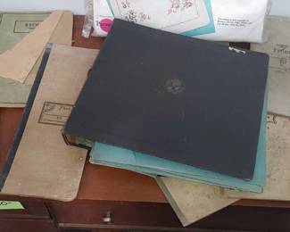 Vintage ledgers