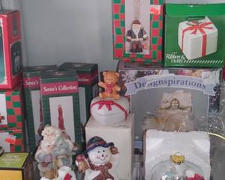 Vintage Christmas collection still in boxes