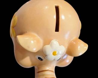 Vintage ceramic piggy bank