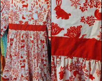  Eleanor Rose Woodland Wonderland Christmas Holiday Dress. 