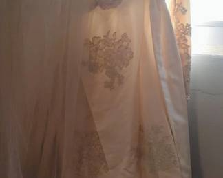 Beautiful antique wedding gown