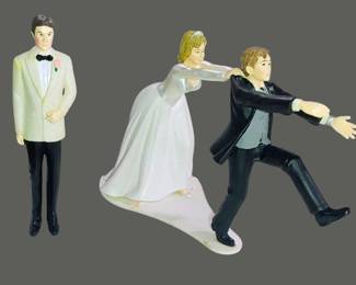 Vintage cake toppers
