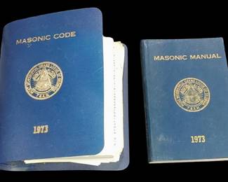 1973 Masonic code books ( please don't call me and tell me these are not allowed to be songs they are absolutely allowed to be sold)