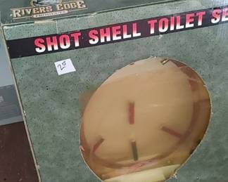 Rivers Edge Products brand Shot Shell Toilet Seat, 