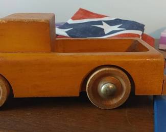 Vintage Playskool Wooden Truck Pull Toy