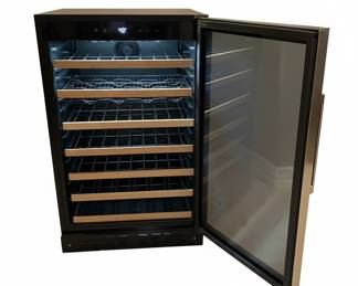 Stainless Steel Dual Zone Wine Cooler Refrigerator