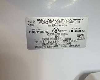 GE Profile PFS5PJXB SS Stainless Steel French Door Refrigerator