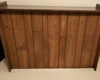 Vintage Mid-Century Modern Wood Bar