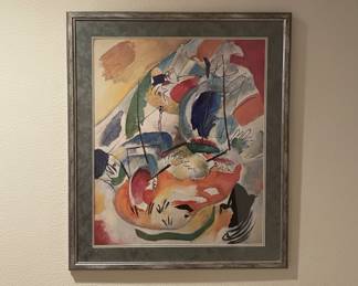 Wassily Kandinsky, Improvisation 31 (Sea Battle), 1913, Print