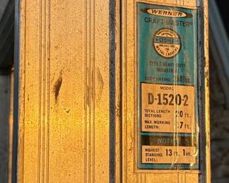 Werner CraftMaster D-1520-2 Extension Ladder