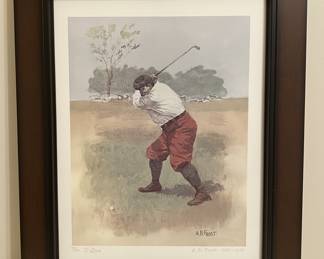 A.B. Frost "The Duffers" Golf Print