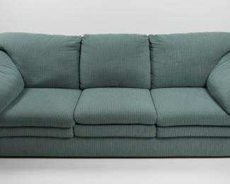 Green Corduroy Upholstered Sofa