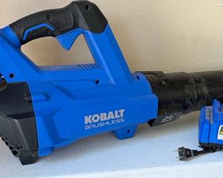 Kobalt 24V Max Brushless Leaf Blower with Battery and Charger