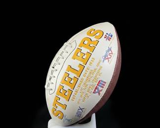 Autographed Pittsburgh Steelers Football