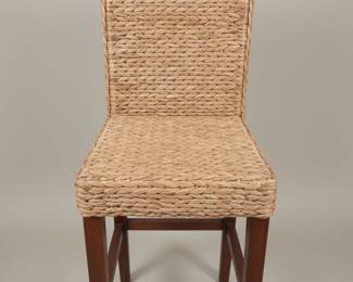 Set of 4 Bali & Pari Racquel Natural Rattan Bar Stools