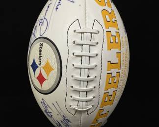 Autographed Pittsburgh Steelers Football