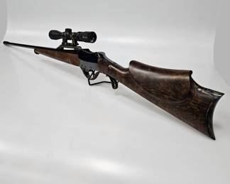 Single-Shot Rifle w/ Burris Scope & Muzzle