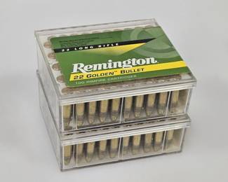 Remington 22 Golden Bullet 100 Rimfire Cart. x 2