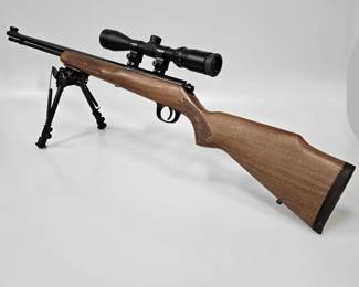 Marlin Model 883 Bolt-Action .22 WMR Rifle w/Bipod