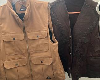 Leather vests