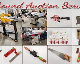 SAS Great Woodworking Shop Tools, Knives Online Auction