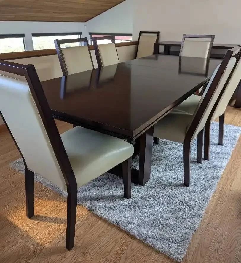 JB101VDining Set With Area Rug 
