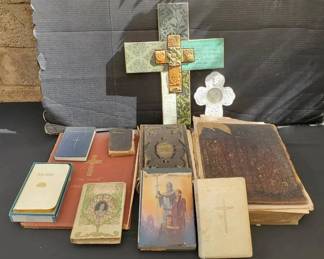 JB235Antique Religious Books And More 