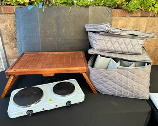 JB303Bed Tray, Hot Plate,  Drinkware Packing Cubes