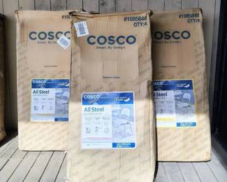 JB163Cosco All Steel Folding Chairs 