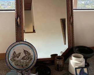 JB172Wood Framed Mirror  More