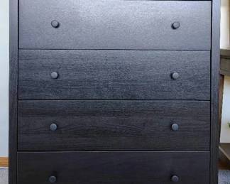 JB126Modern Solid Dark Wooden Chest of Drawers