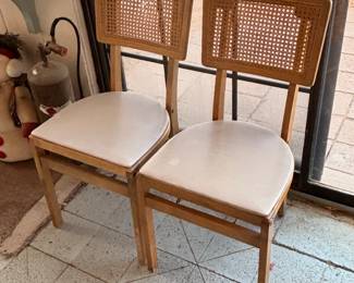 Vintage Stakmore  folding chairs