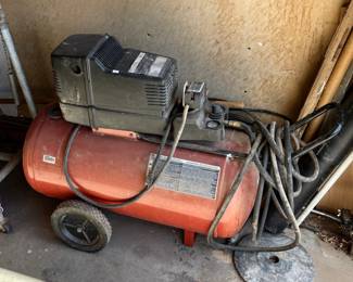 Craftsman commercial-grade air compressor with 25 gallon  tank