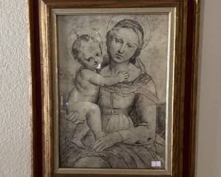 Madonna and Child framed art