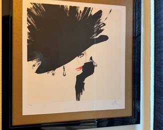 Rene Gruau numbered and signed