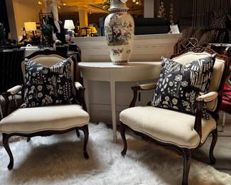 Pair Sherril Bergere Chairs