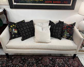 Custom small single cushion sofa