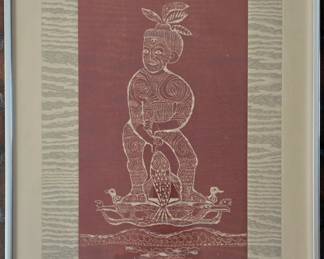 Gabrielle Brill "Big Fish"; signed & numbered etching (2/250)